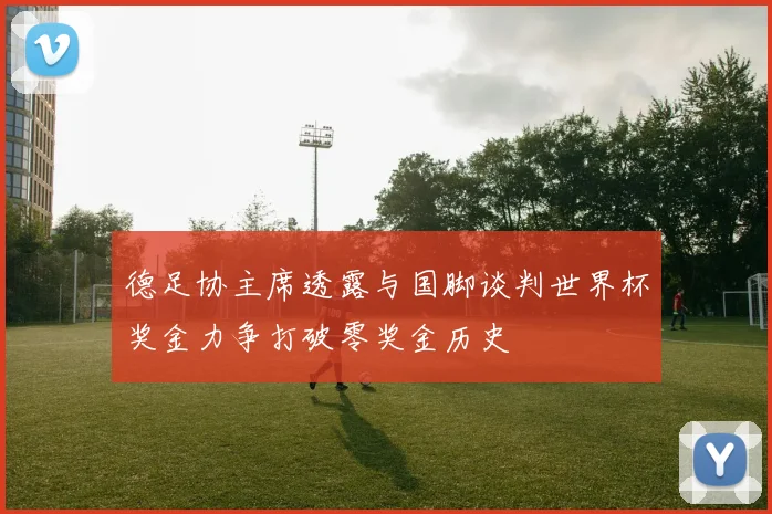 德足协主席透露与国脚谈判世界杯奖金力争打破零奖金历史